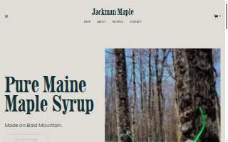 Jackman Maple Syrup LLC website