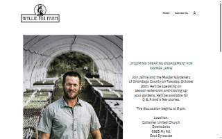 James Edelstein DBA Wyllie Fox Farm website
