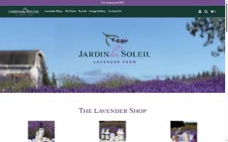 Jardin du Soleil website