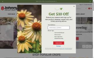 Johnny's Selected Seeds - Albion Farm website