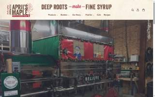 April's Maple LLC website