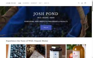 Josh Pond LLC website