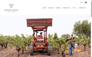 Kiler Canyon LLC dba Seven Oxen Estate Wines website