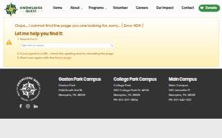 Knowledge Quest, Inc. dba Green Leaf Learning Farm website
