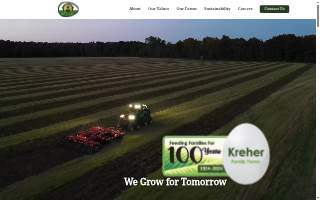 Kreher's Poultry Farms website