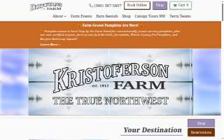 Kristoferson Farm, LLC website