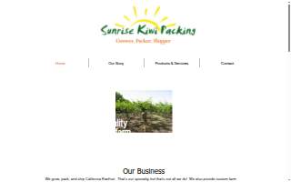 Kullar Properties, LLC dba Sunrise Kiwi Packing and Kullar Farms website