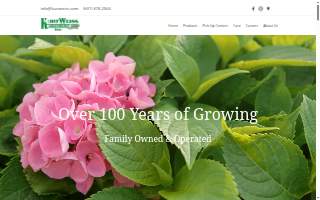Kurt Weiss Greenhouses Inc website