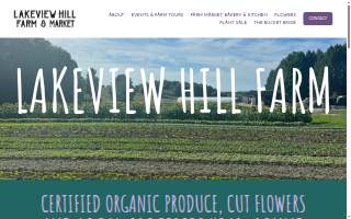 Lakeview Hill Farm website