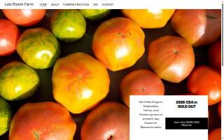 Late Bloom Farm LLC website
