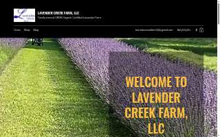Lavender Creek Farm LLC website