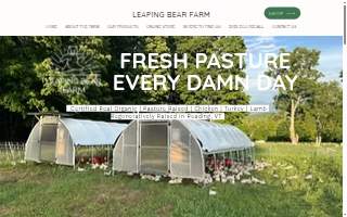 Leaping Bear Farm LLC website