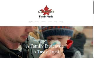 L'Esperance Family Maple LLC website