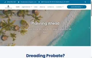 Anderson Legal website