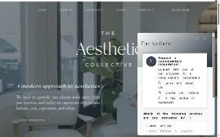 The Aesthetic Collective website