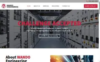 Wando Engineering website
