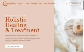 Balanced Earth Acupuncture website