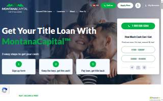 Montana Capital Car Title Loans