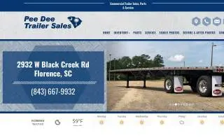 Pee Dee Trailer Sales LLC website