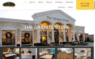 The Granite Store Design Center website