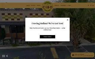 Cibo by Stefanos website