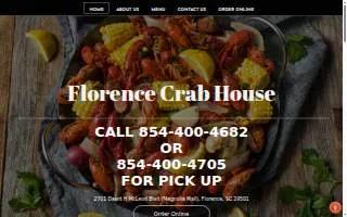 Florence Crab House website