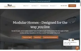 Carolina Country Homes website