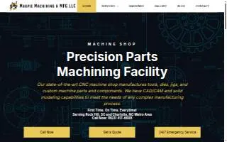 Magpie Machining LLC website
