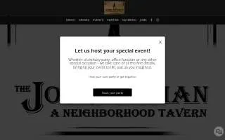 The Journeyman Tavern website
