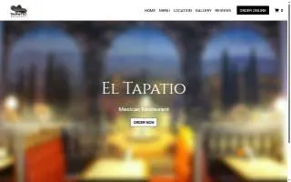 El Tapatio of Rock Hill website