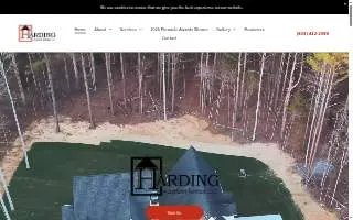 Harding Custom Homes, LLC website