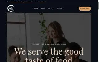 kobe Japanese steak house website