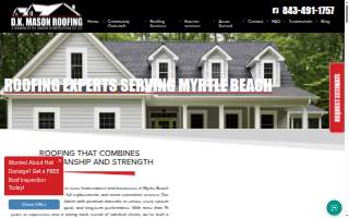 DK Mason Roofing website