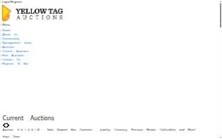 Yellow Tag Auctions LLC website