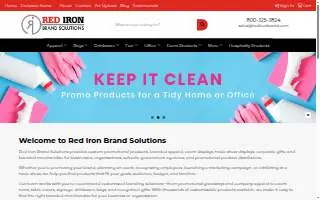 Red Iron Brand Solutions website