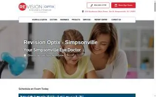 Revision Optix - Simpsonville website