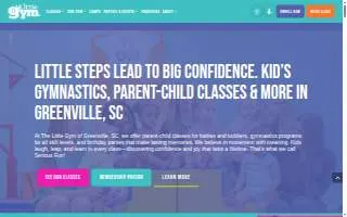 The Little Gym of Greenville website