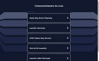 Crescent Cleaners website