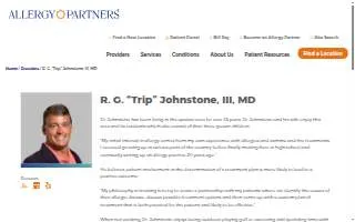 R. G. �Trip� Johnstone III III, MD website