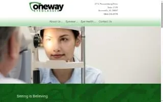One Way Eyeglasses website