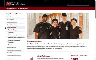 University of South Carolina School of Medicine Nurse Anesthesia Program