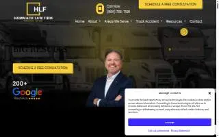 Hammack Law Firm website