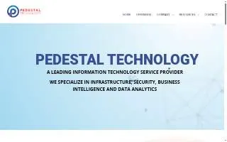 Pedestal Technology website