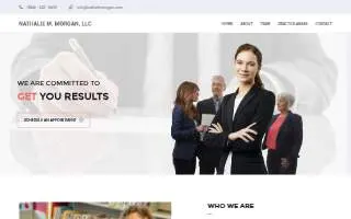 Nathalie M Morgan LLC website