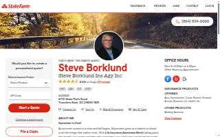 Steve Borklund - State Farm Insurance Agent website