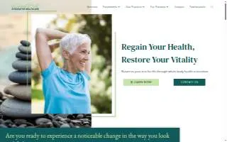 LivingWell Integrative Healthcare website