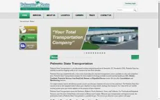 Palmetto State Transportation of Greenville website