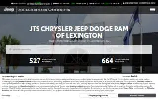 JTs Chrysler Dodge Jeep RAM of Lexington website