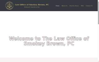 Law Office of Smokey Brown, PC website