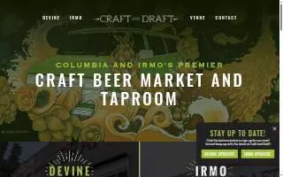 Craft and Draft Irmo website